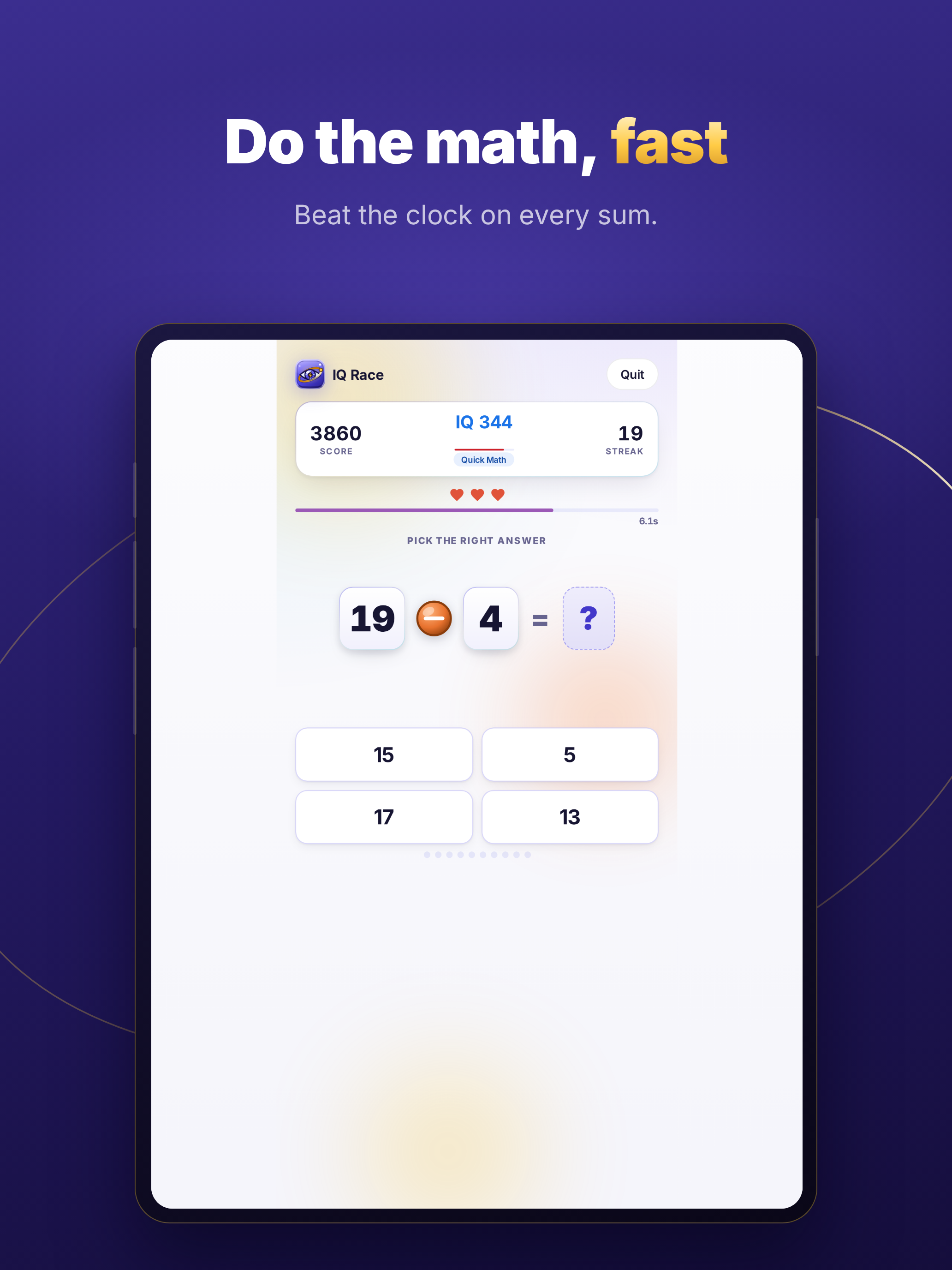IQ Race - Train Your Brain screenshot 11