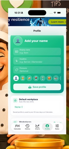 TipLife: Server Tip Tracker screenshot