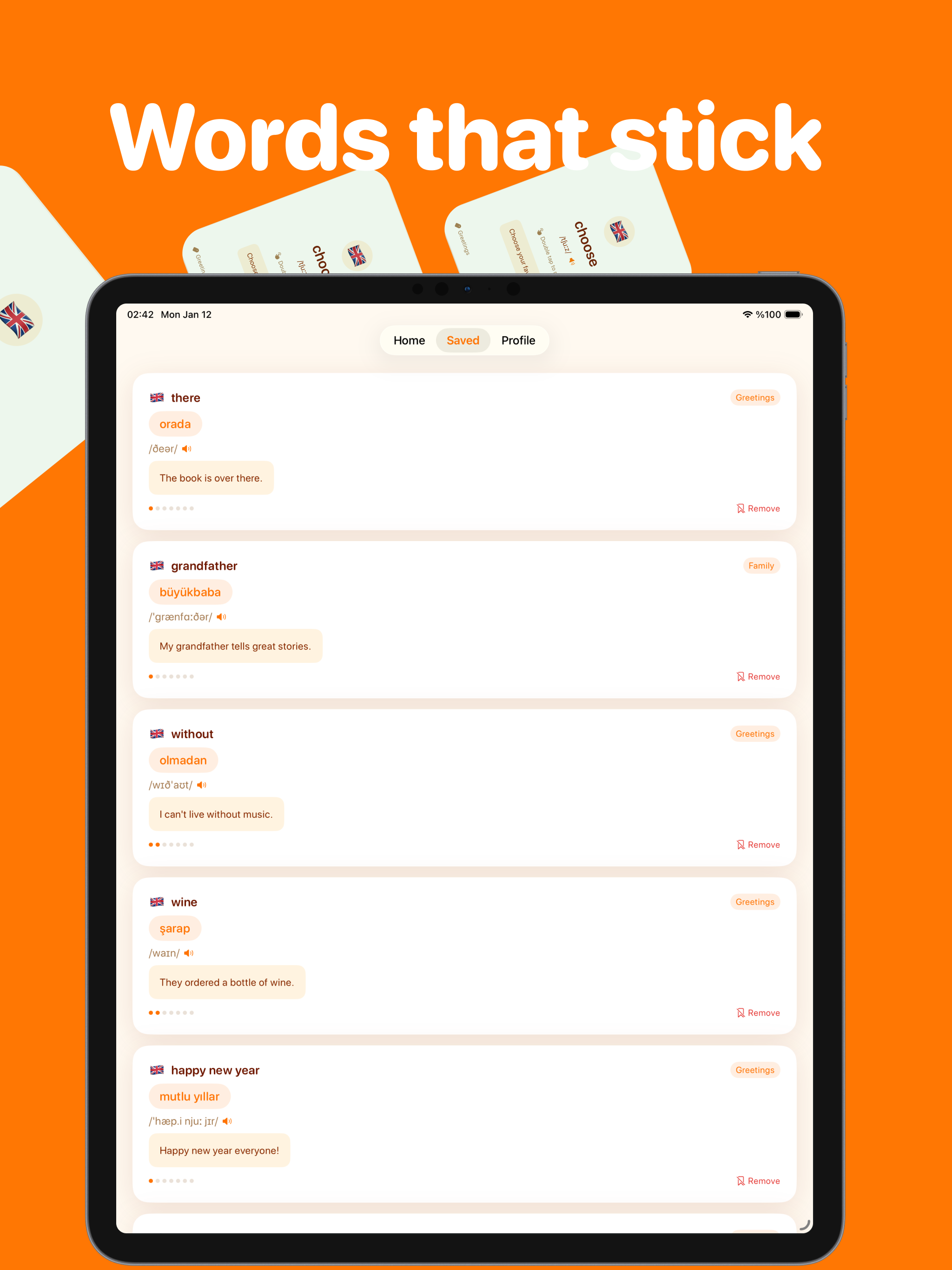 Vocabulary Builder: leern