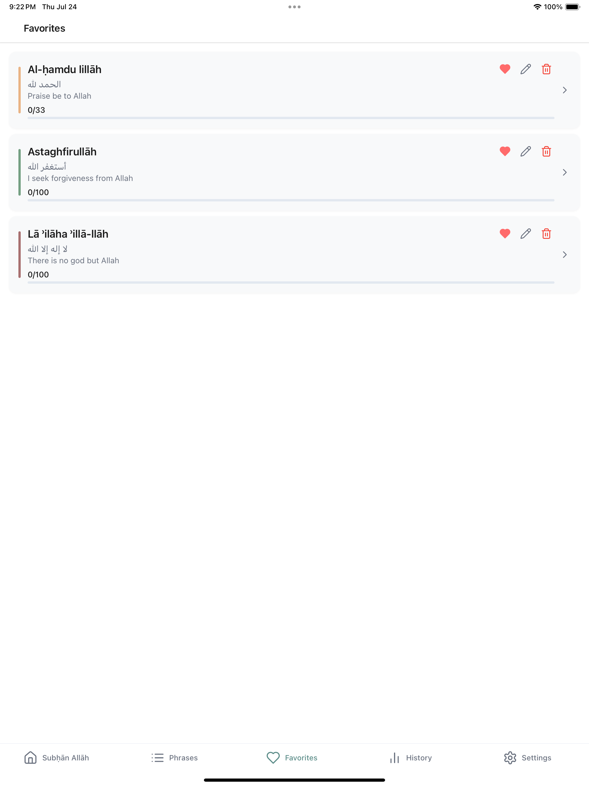 Zikr Counter – Tasbih App