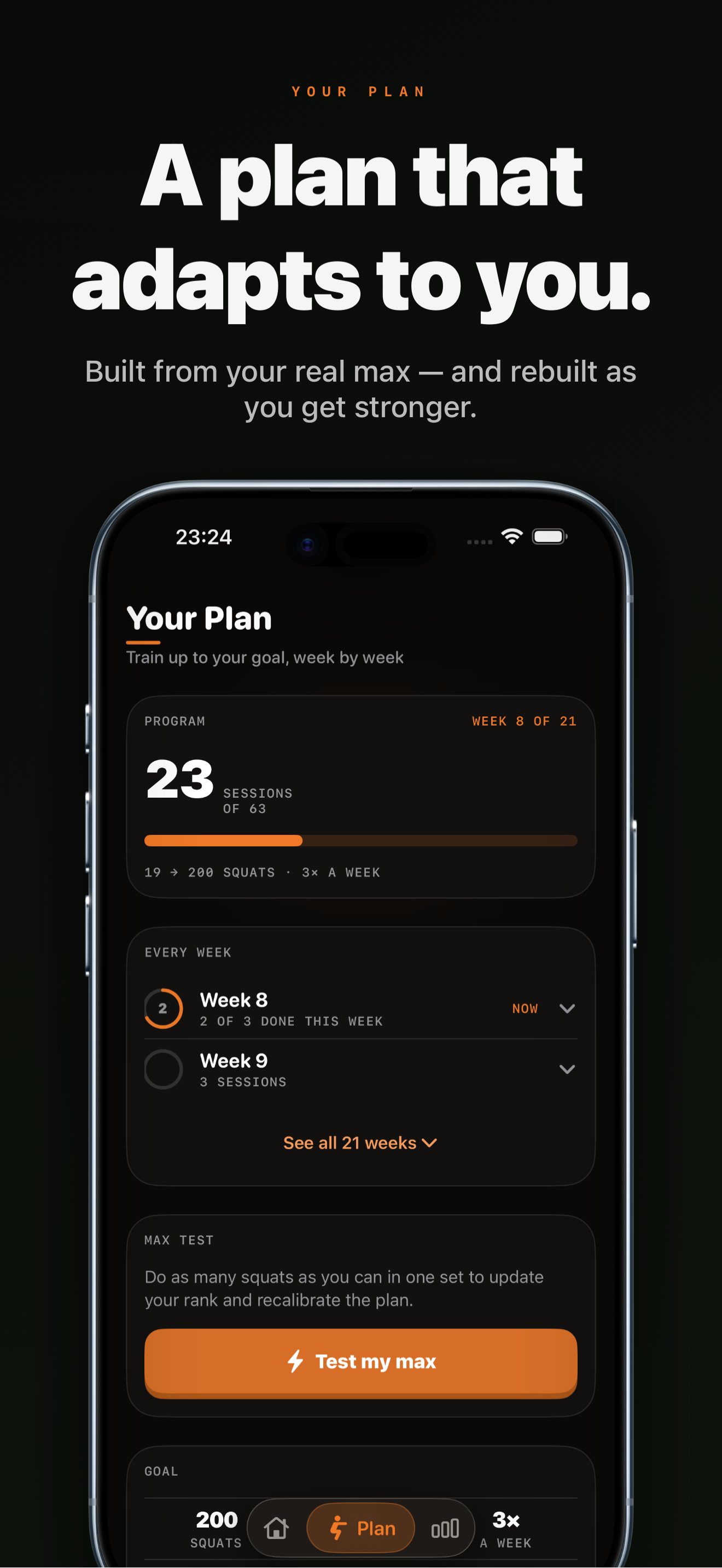Squats 200 - Legs Workout screenshot 3