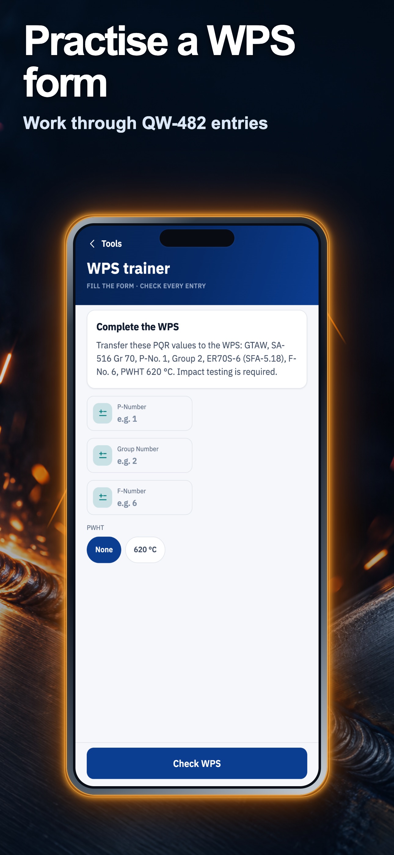 Screenshot 3 of ASME IX Welding Pro