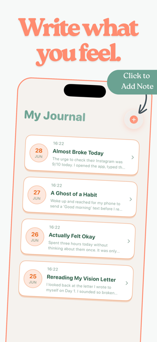 No Contact Tracker - BreakUp Screenshot 2 of 4