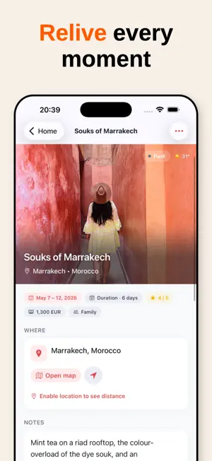 Travel Tracker - Travelbook screenshot 2