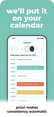 Priori: ADHD Planner iPhone screenshot