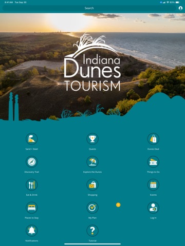 Indiana Dunes Tourism iPad screenshot