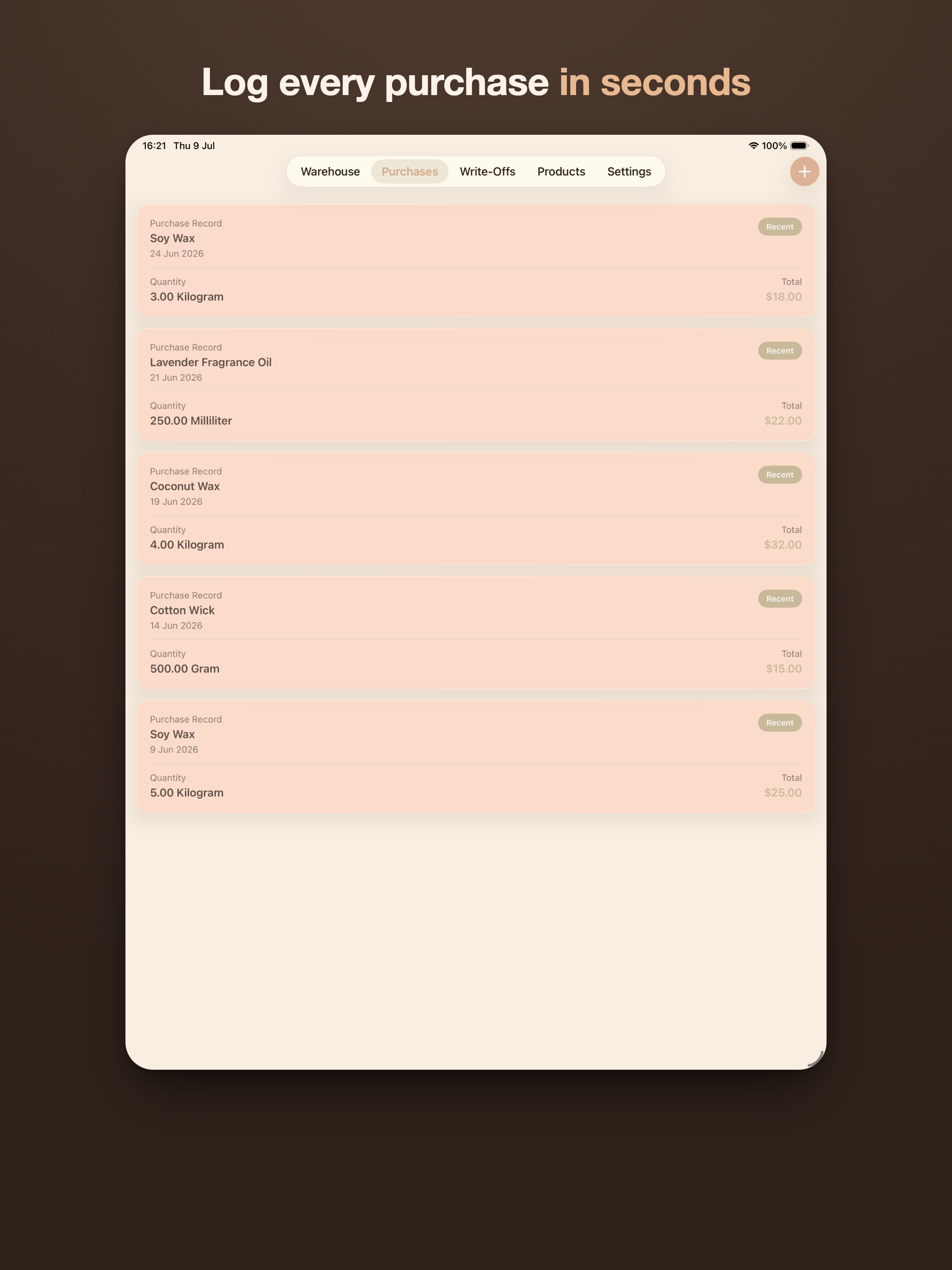 WickControl: Candle Inventory screenshot 5
