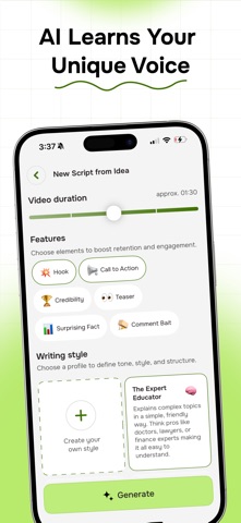 OnHook: AI Creator Copilot Screenshot 3 of 4