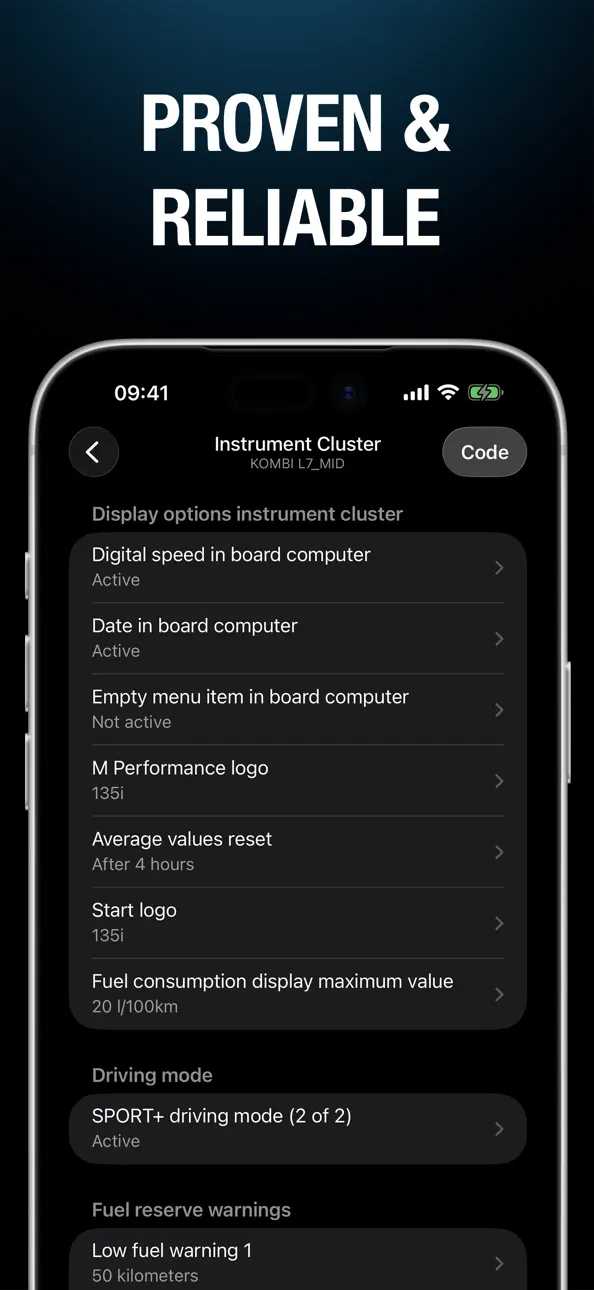 BimmerCode for BMW and MINI Hack screenshot 5 - iOS game interface
