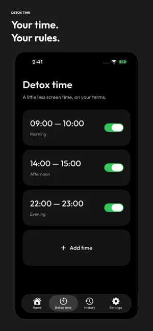 Detox Time: Focus Alarm screenshot 3