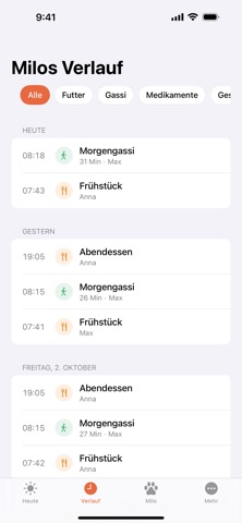 Gefüttert? – Pet Feeding Log screenshot 3