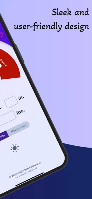 Light BMI Calculator screenshot 3