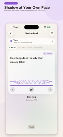 TalkMirror - Shadowing Screenshot 2 of 6