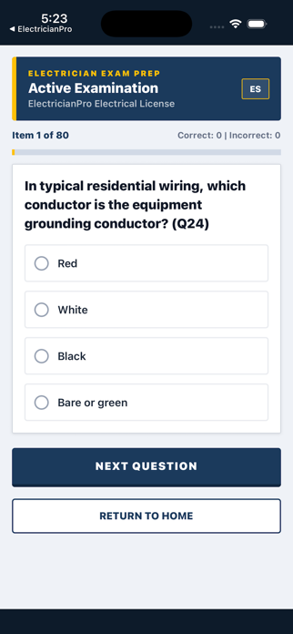 ElectricianPro – Exam Prep Screenshot 3 of 3