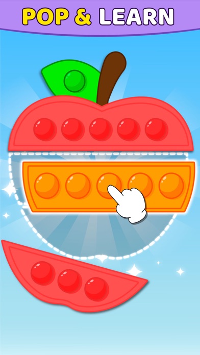 Balloon Pop Baby Toddler Games iPhone screenshot