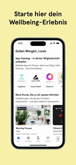 Screenshot von Urban Sports Club auf dem iPhone 1