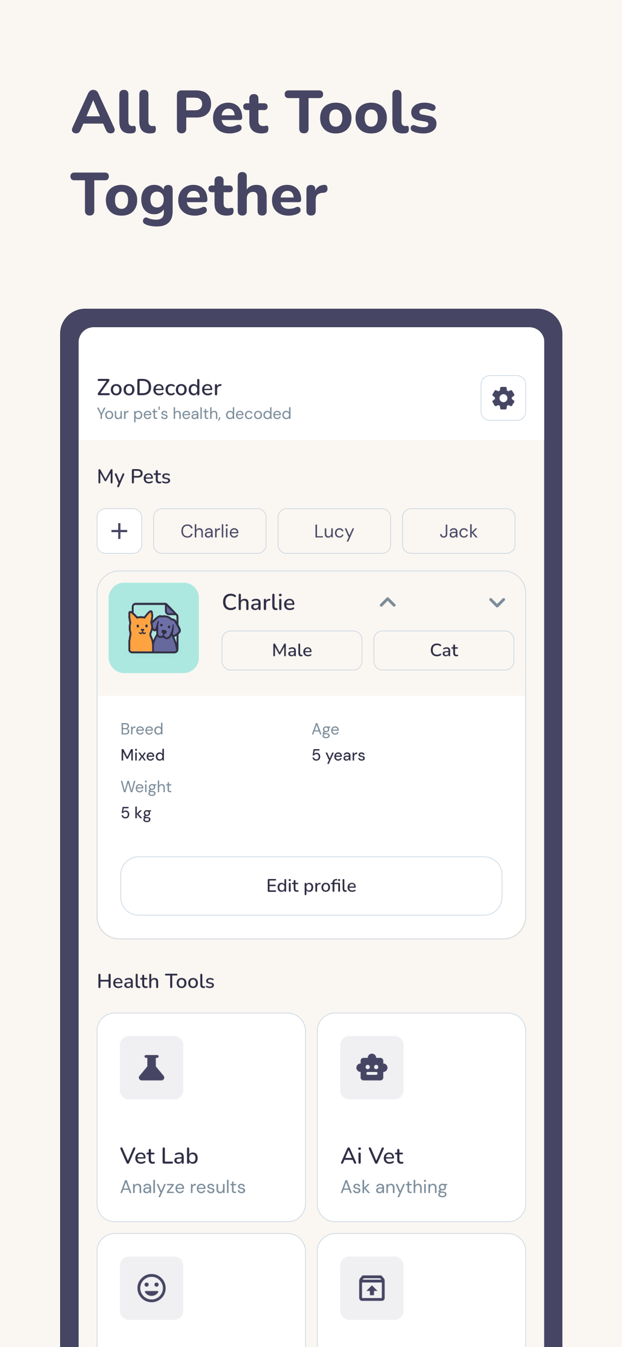 ZooDecoder: Online Vet Symptom