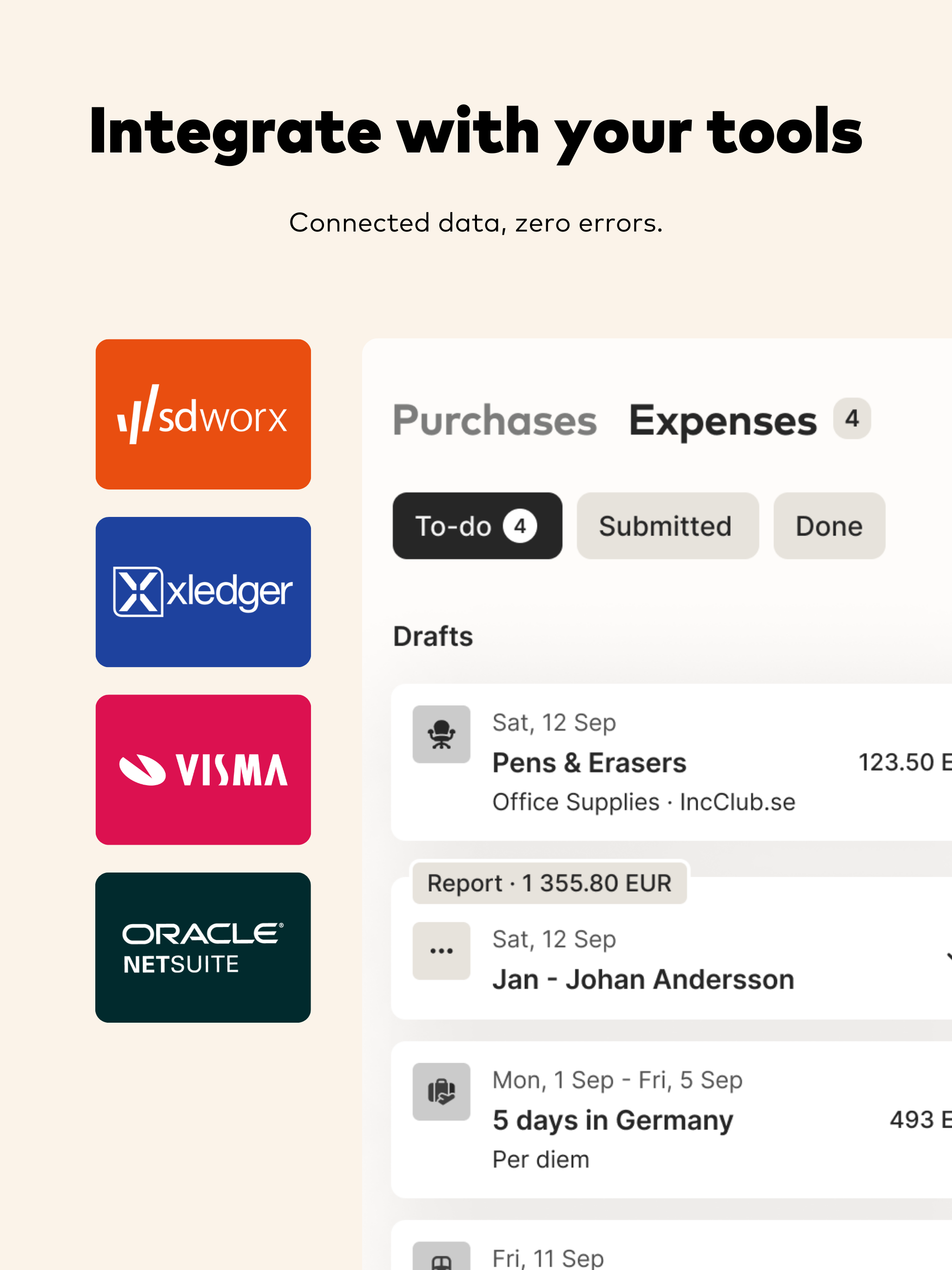 Unimicro Reise og Utlegg screenshot 8