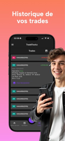 tradetrackz screenshot