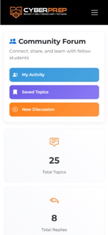 CyberPrep - AI Test Bank Screenshot 2 of 10
