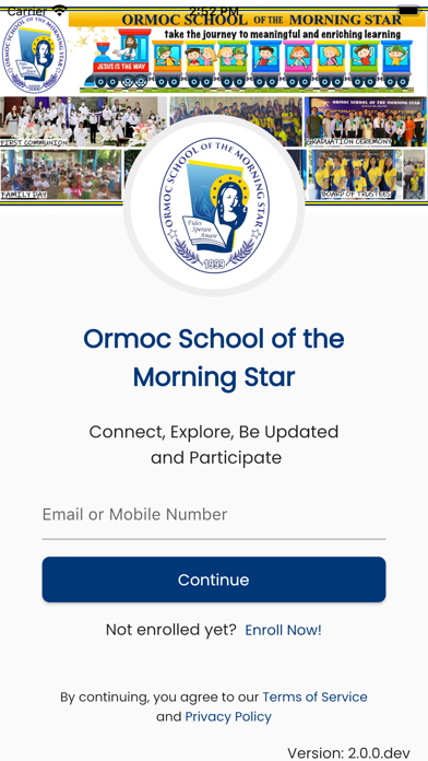 OSMS Mobile App Screenshot