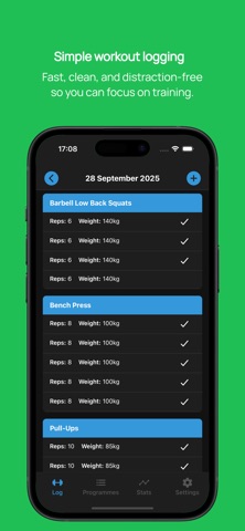 SimpleReps screenshot