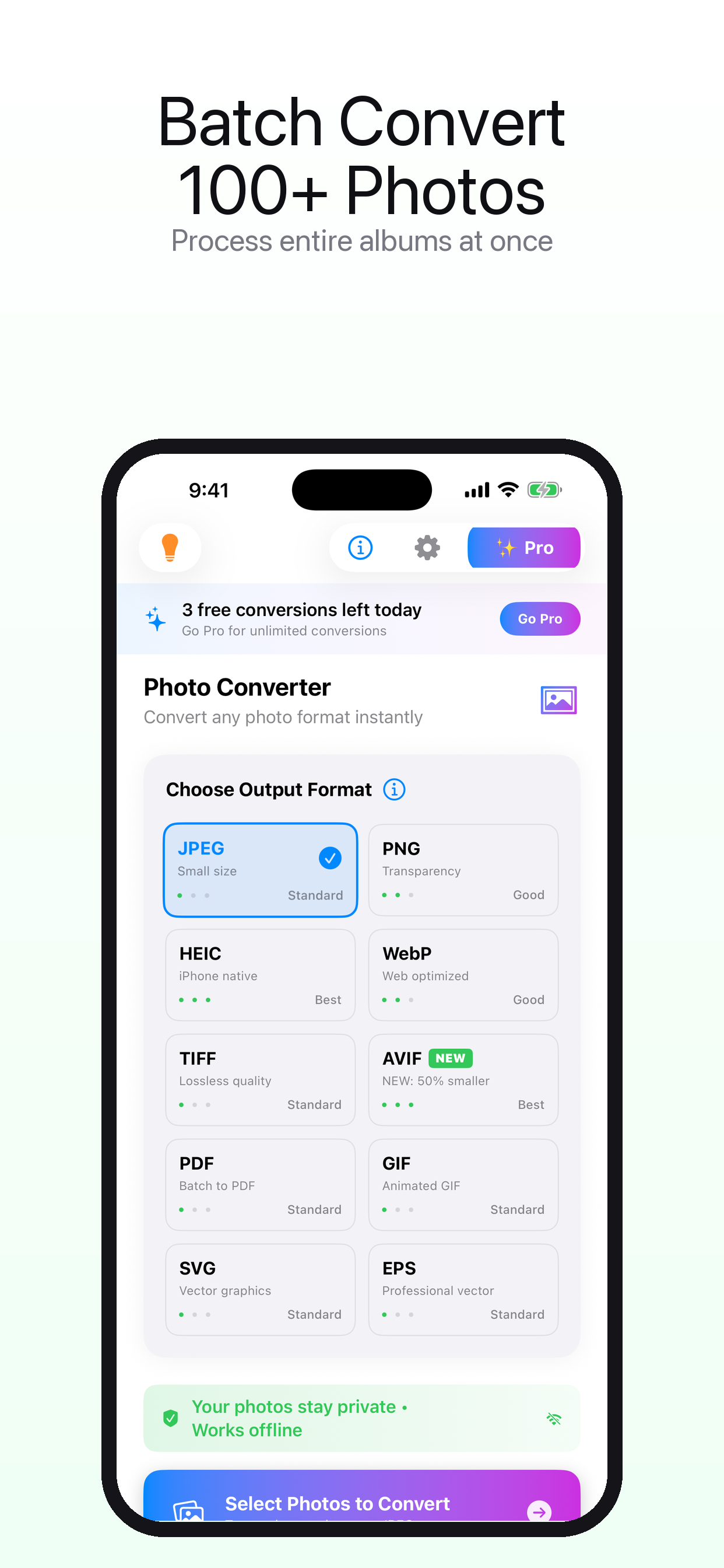 AI Photo Converter - Format
