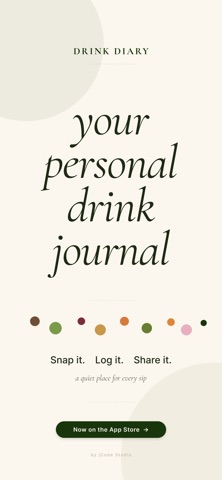 My Drink Diary iPhone screenshot