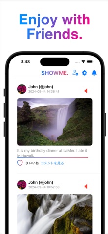 SHOWME. - 照片相册与日记 screenshot