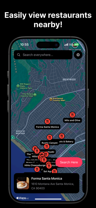 MacrosMap - Restaurant Macros Screenshot 4 of 6