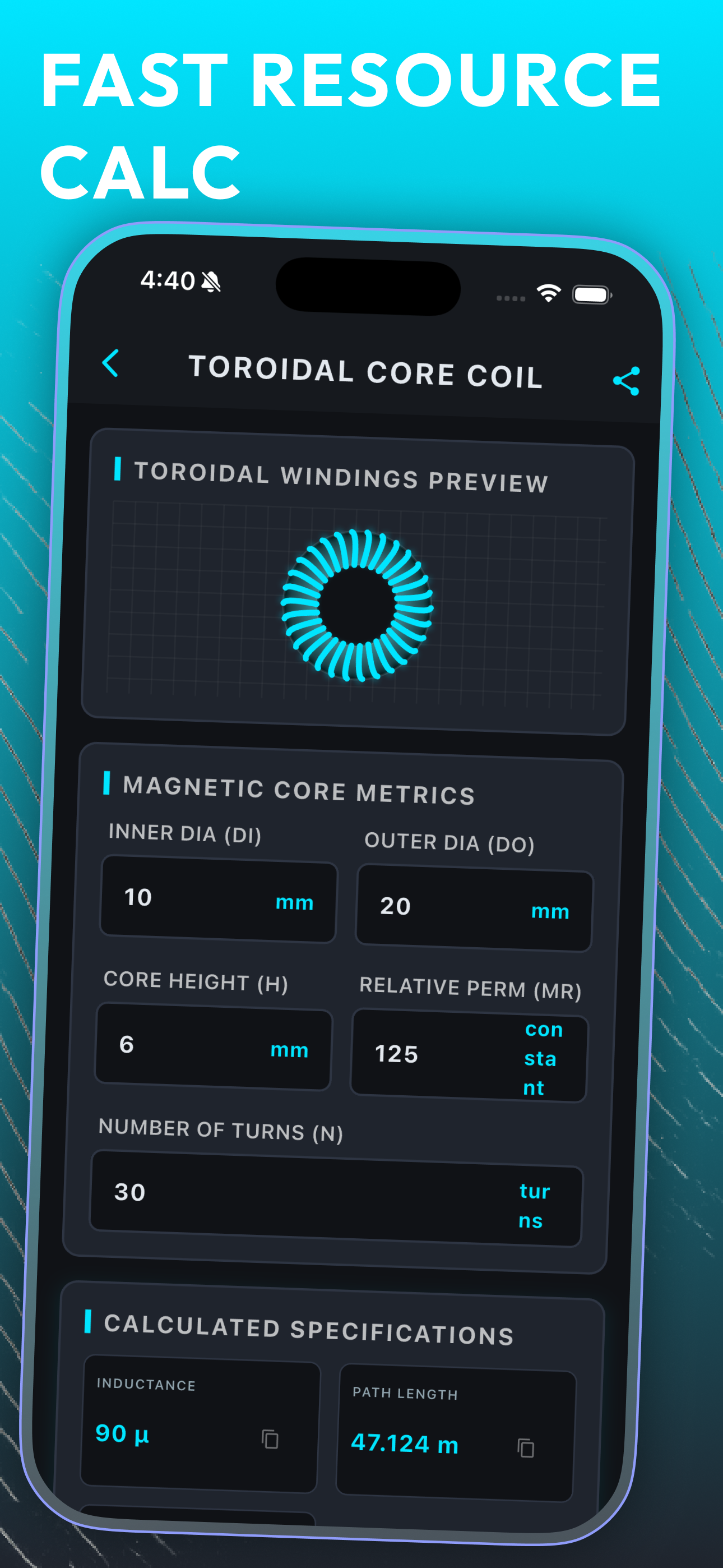 Coil Toolkit Pro screenshot 3