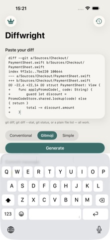 App screenshot