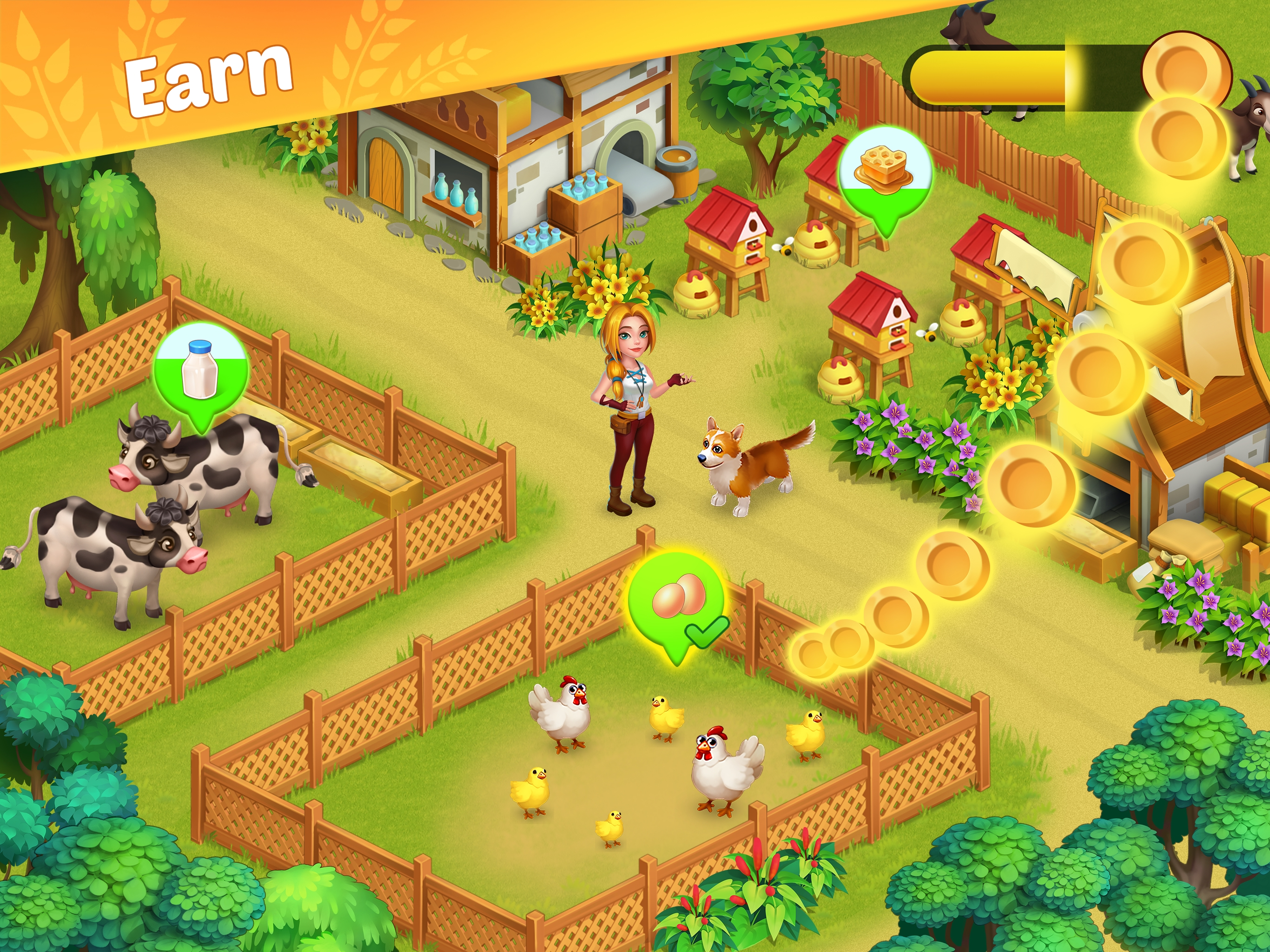 Dreamy Harvest: Farm Island