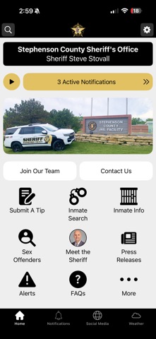 Stephenson County Sheriff IL Screenshot 1 of 3