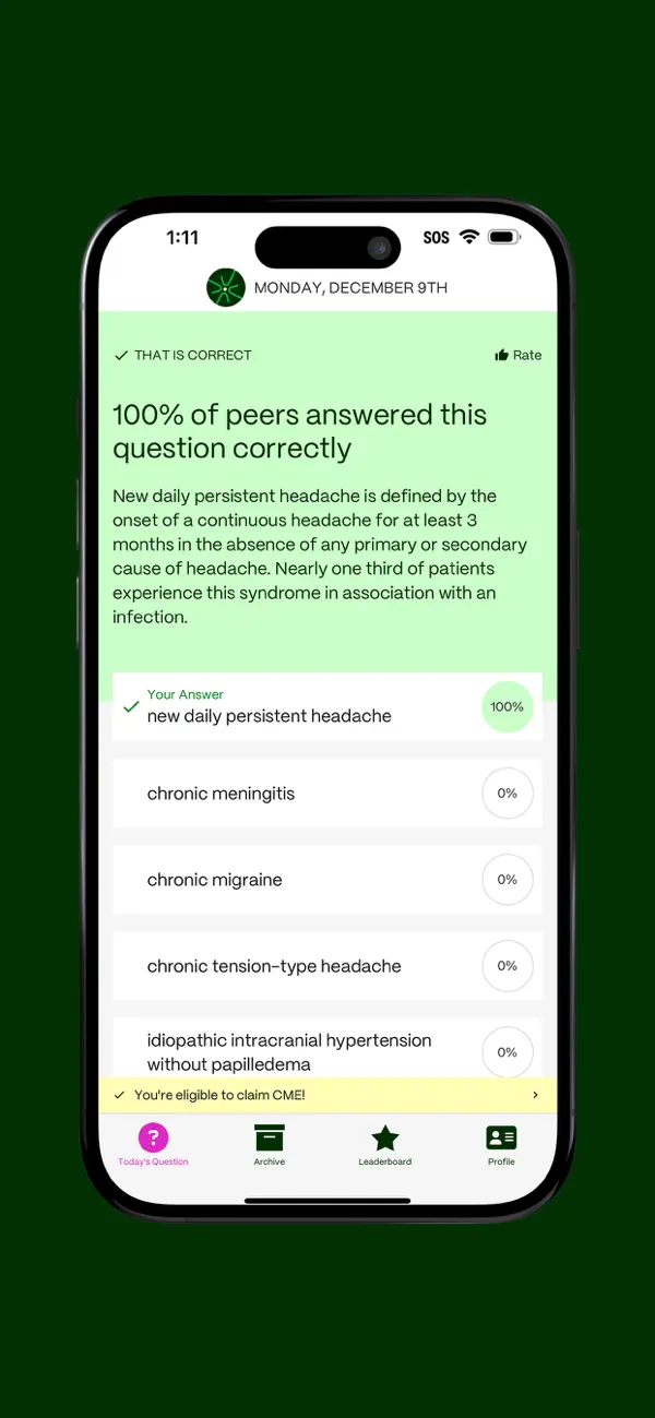 Screenshot #2 pour Neurology Question of the Day