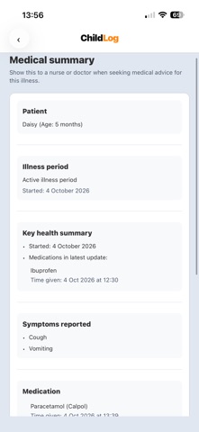 ChildLog Screenshot 4 of 7