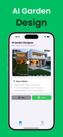 AI Garden Design - Landscape ° iPhone screenshot