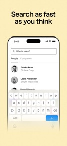 Contacts by folk CRM screenshot
