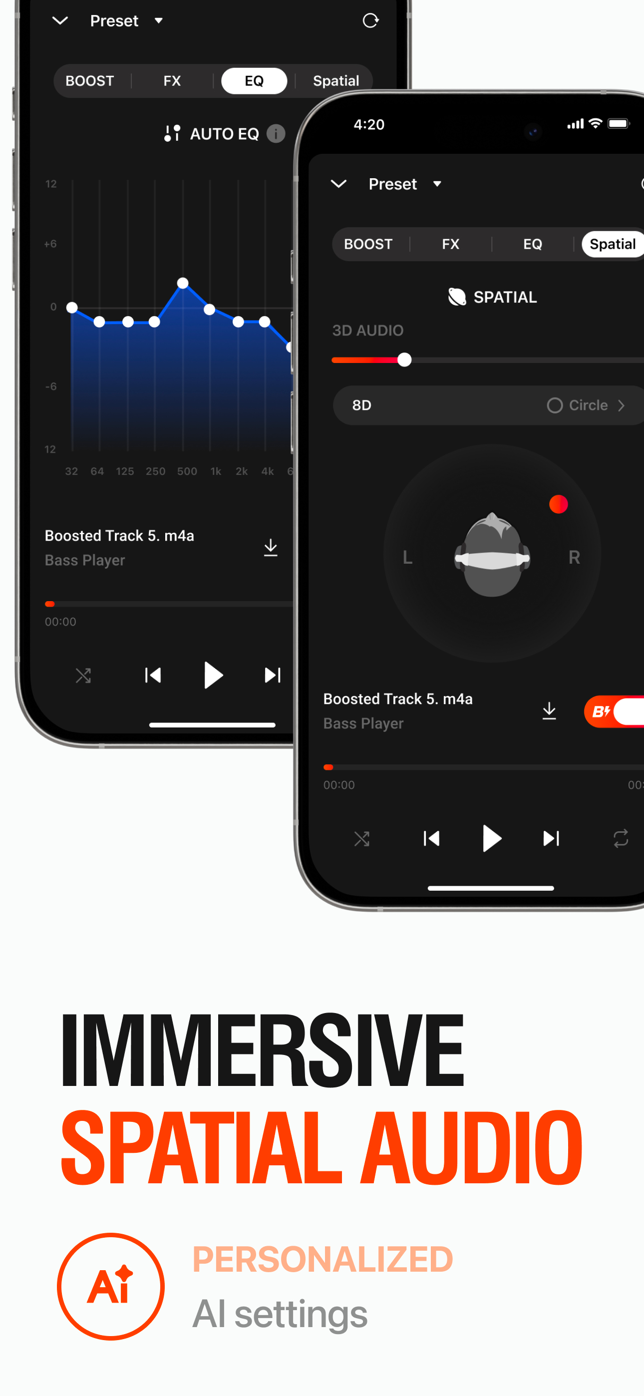 Volume Bass Booster-Equalizer+ screenshot 2