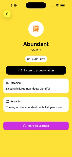 Vocabee: English Words screenshot 3