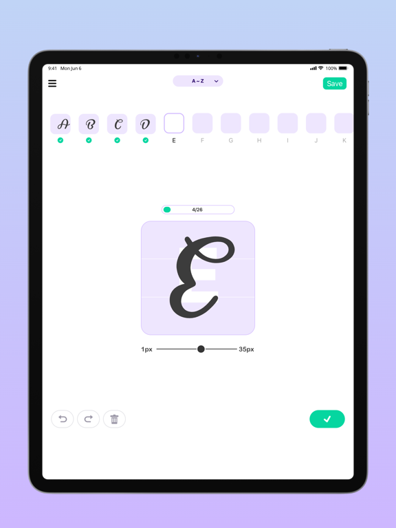 App screenshot