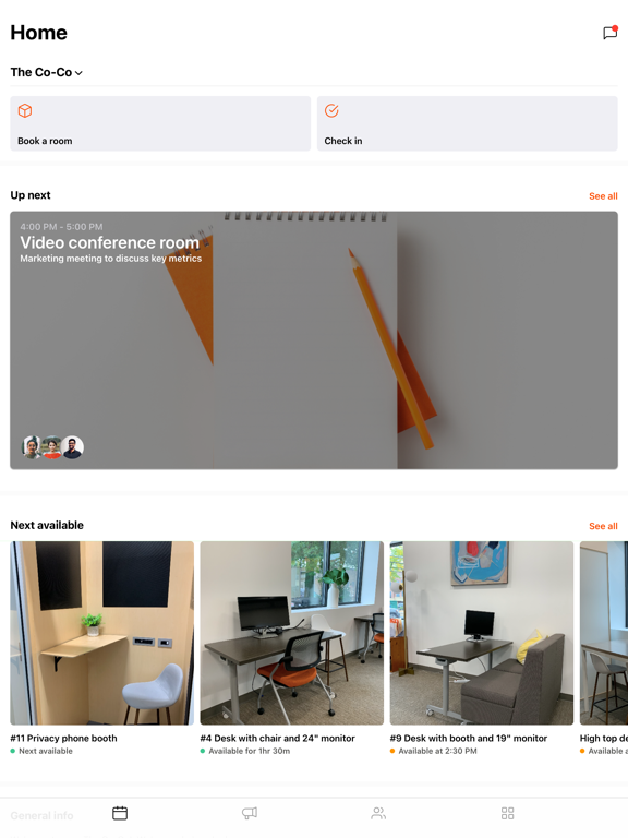 The Co-Co iPad screenshot 1 - Productivity app