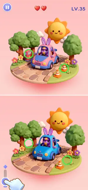 Difference Dash - 3D Spot Game screenshot 2