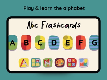 Alphabet Flash Cards ABC iPad screenshot