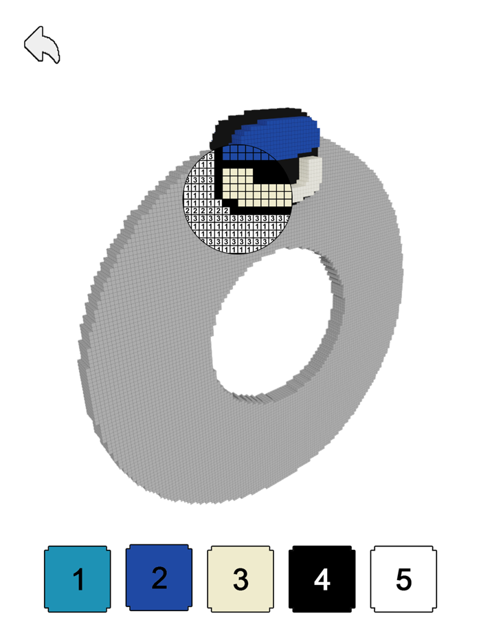 Alphabets Color By Number 3D