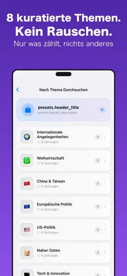 Screenshot von World News 206・Übersetzung auf dem iPhone 5