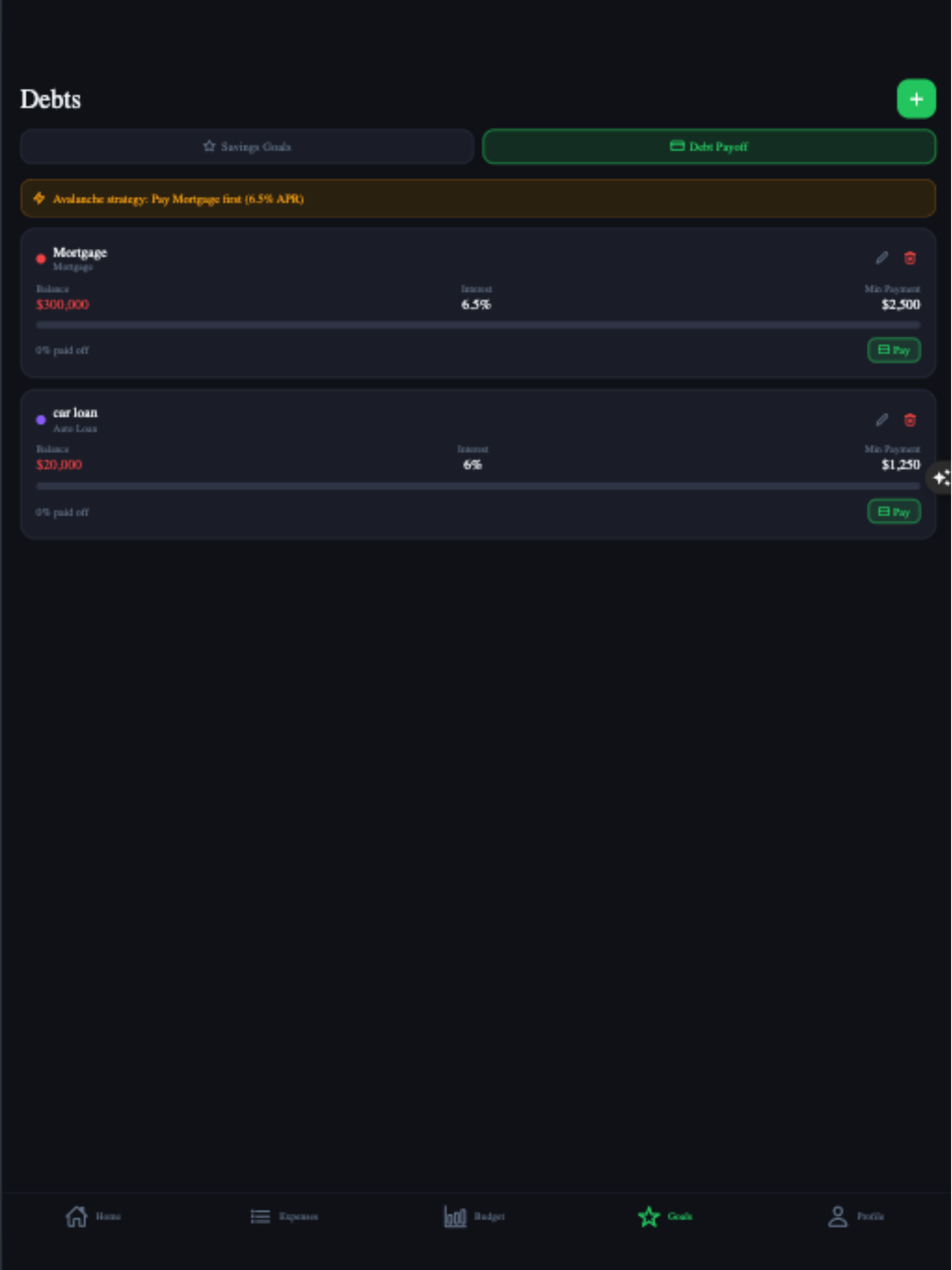 Budgetly Finance Tracker