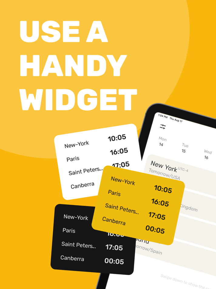 #1. World Clock Widget & Weather (iOS) 由: Metamodern Dev, LLC