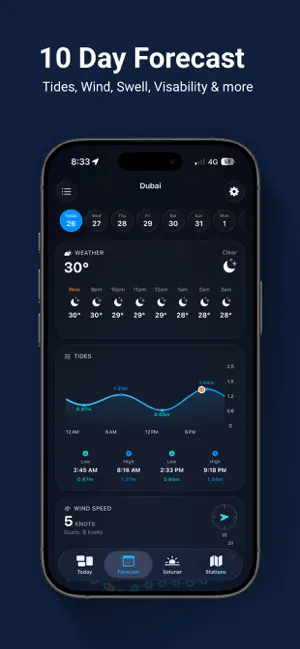 AlMayeh: Tides, Weather & More iPhone screenshot 2