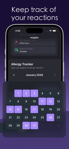 Allegro: Allergy Tracker screenshot